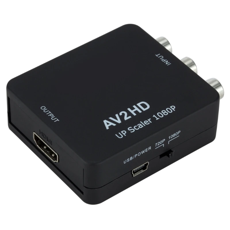 Конвертер в HDMI-совместимый Мини-композитный конвертер CVBS видео
