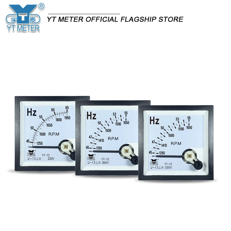 Тахометр YT72 измеритель частоты со встроенным двойным дисплеем 45-65 Гц 45-55 100 в 110 В