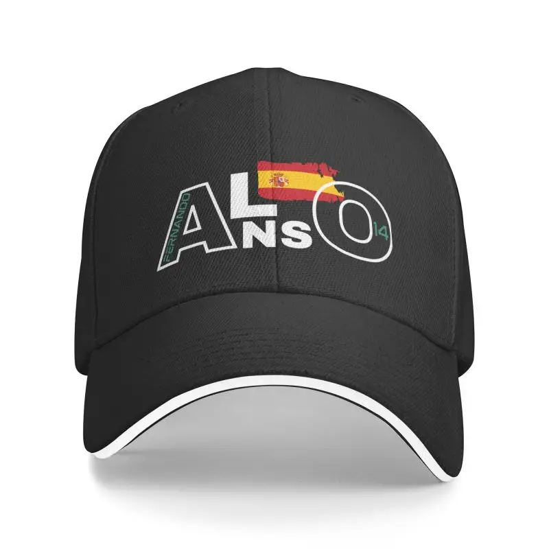 

Бейсболка Alonso 14 для мужчин и женщин, регулируемая спортивная уличная Кепка для водителя, гоночного отца