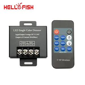 Контроллер для светодиодсветильник ленты, одноцветный светодиодный модулятор высокой мощности, 5 В, 12 В, 24 В, 30 ап