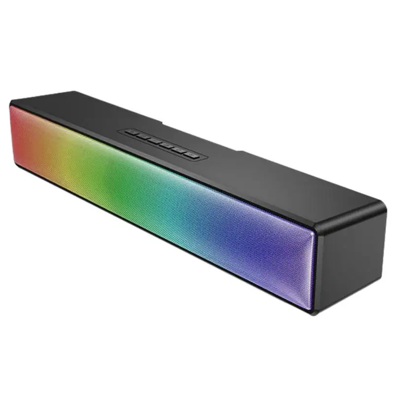 Wireless Speaker With Lights Lightweight Wireless Speaker With Microphone Portable Speaker Soundbar For Shower Party BBQ Home
