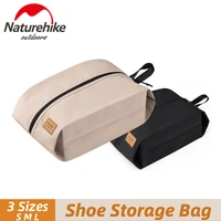 naturehike new convenient travel shoe storage bag 2 colors 3 sizes portable organizer bags shoe sorting pouch multifunction