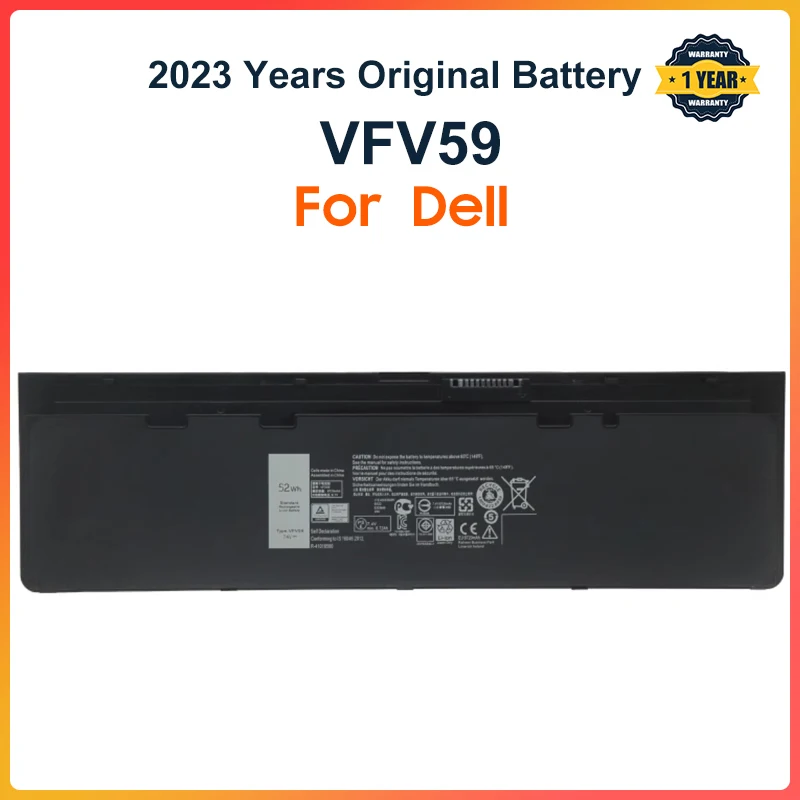 Аккумулятор VFV59 7 4 в 52 Втч для ноутбука DELL Latitude E7240 E7250 Series 0W57CV WD52H KWFFN W57CV GVD76