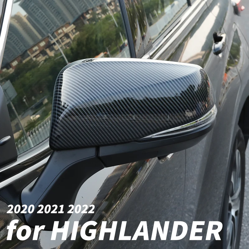 

Rear View Mirror Cover For Toyota Highlander XU70 Refit 2022 2021 2020 Rear View Mirror Rain Eyebrow Rain Shield Car Accessories
