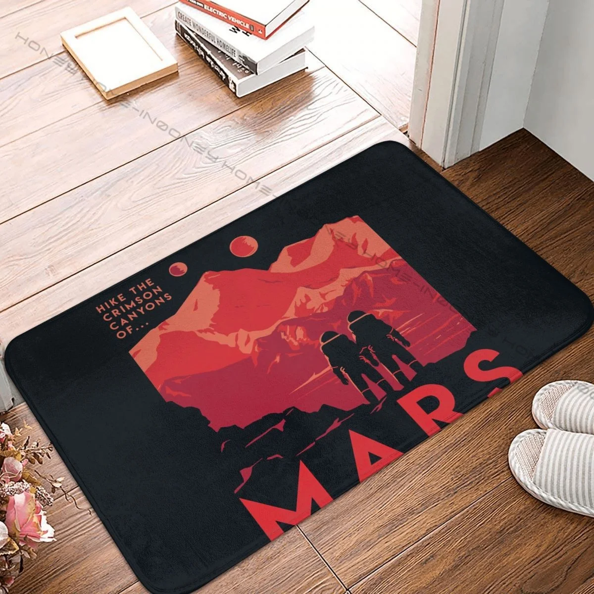 

Occupy Mars 2026 To The Moon Bedroom Mat National Park Doormat Living Room Carpet Entrance Door Rug Home Decor