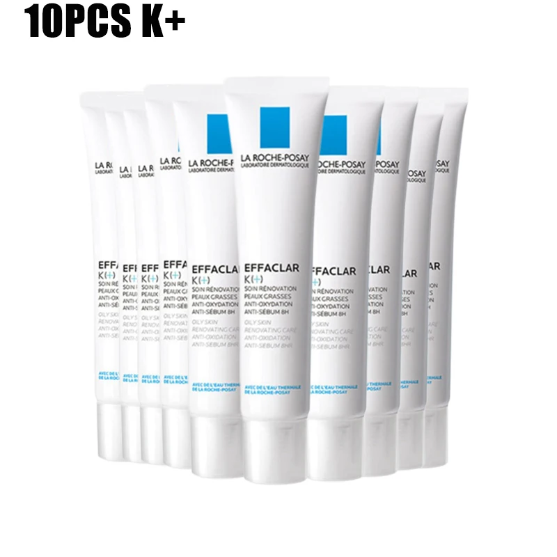 10pcs La Roche Posay Effaclar K+ Whitening Acne Removal Cream Acne Spots Oil Control Acne Moisturizing Cream Face Care