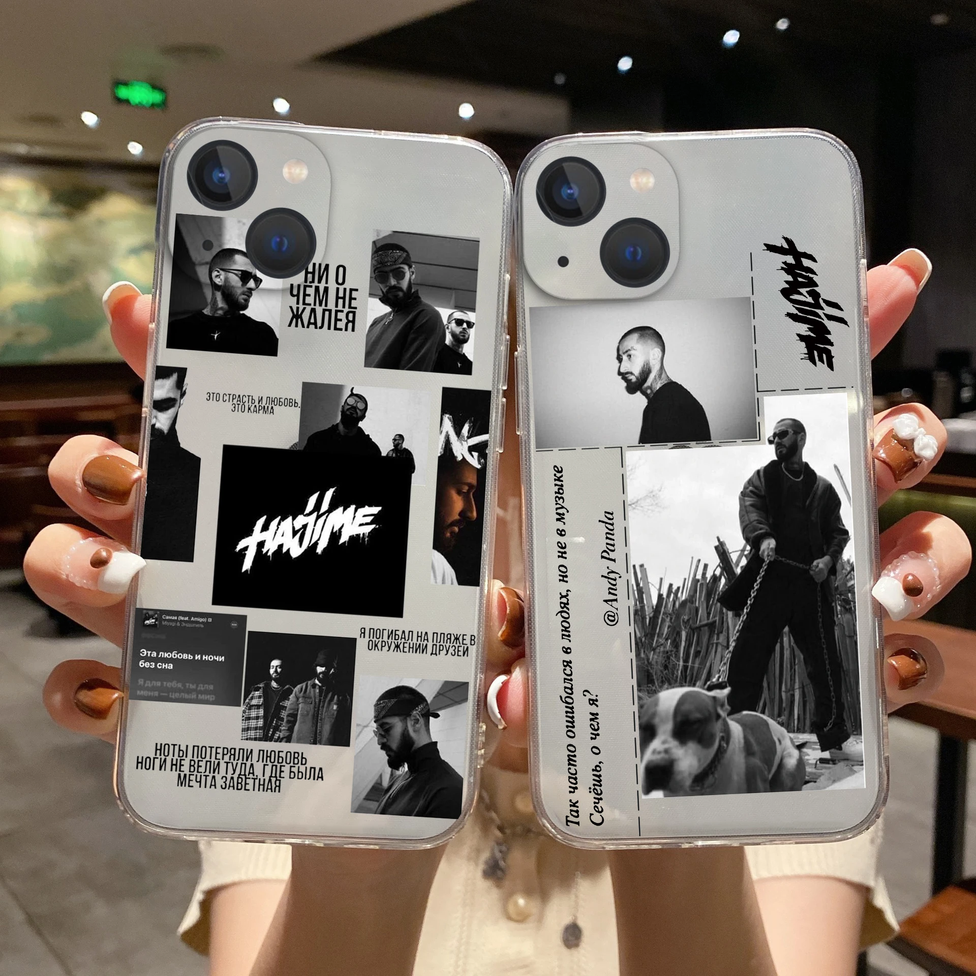 

Hajime MiyaGi Andy Panda Phone Cover For iPhone 11 12 13 14 Pro Max X XR XS Max 7 8 14 Plus 13Mini Clear Soft Silicone TPU Case