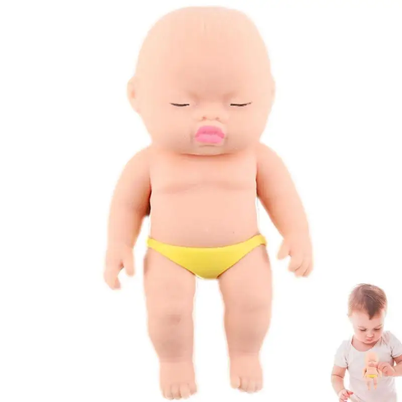 

Elastic Squeeze Toys Relieve Pressure Relax Your Mind Elastic Squeeze Doll Toy Portable Size For Walking Waiting Traveling