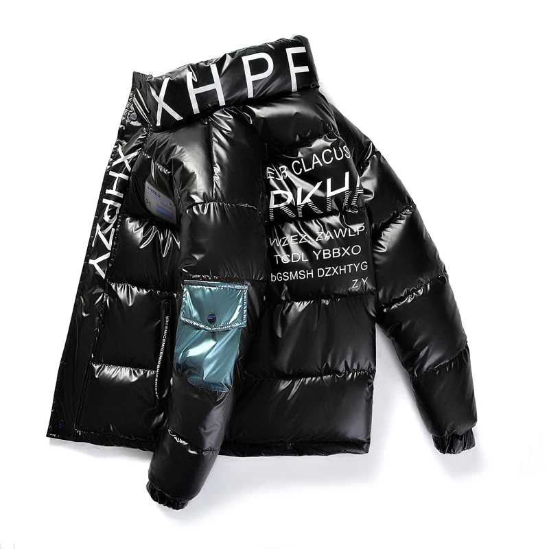 Cotton Jacket Men's Winter Down Jacket Men's Winter Jackets Men's Winter Coats Man Jacket Glossy Down Jacket Men Thicken Hoodies