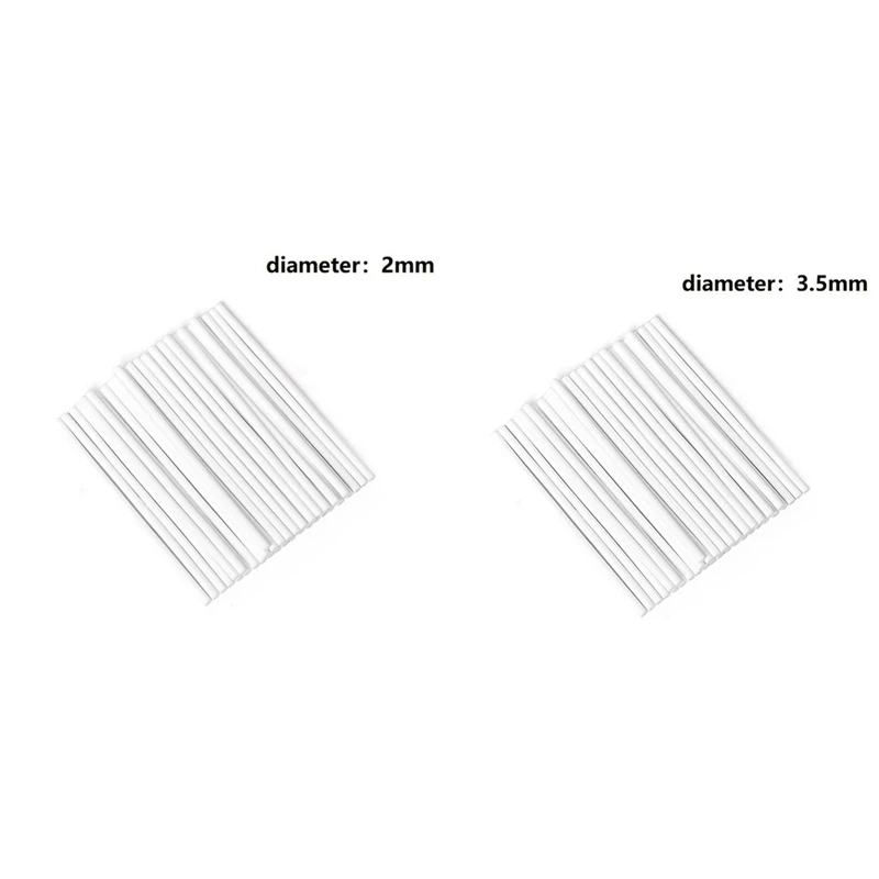 

10 шт. диаметр 2 мм, подвесной стержень, керамический стержень для ювелирных изделий, подвесной стержень для обжига, инструмент для обжига печи, белый