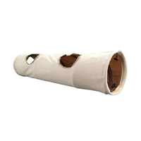 new suede pet tunnel funny cat pet toys foldable channel cat toy supplies plus velvet white cat tunnel pet toys