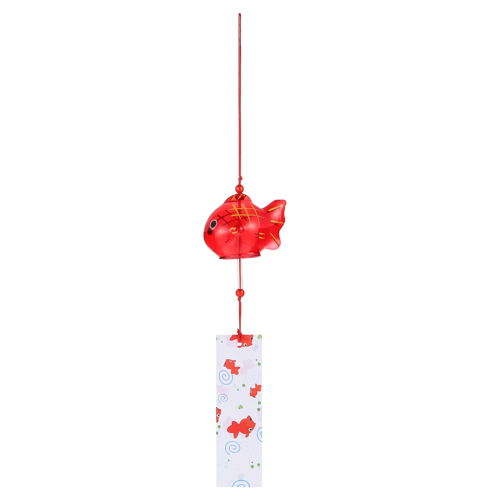 

Wind Chime Chimes Japanese Glass Bell Bells Style Hanging Goldfish Garden Outdoor Pendant Decor Furin Fish Decorative