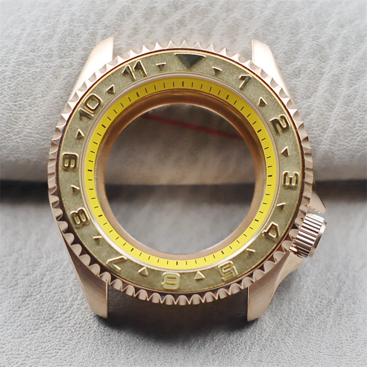 Modified  NH35 42mm Watch Case Watch SK007A Abalone Shell Mechanical Watch Modified Shell Diving Case Assembly