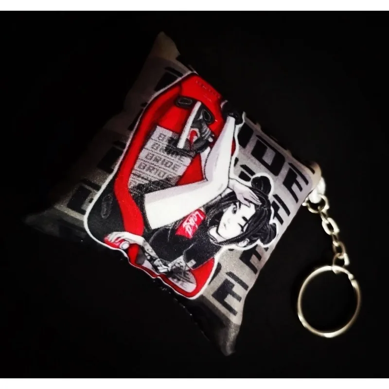 

Брелок Для Ключей Initial D JDM Cushion — Тканевый Кулон С Принтом, Японский Модифицированный Аксессуар Для Сумки