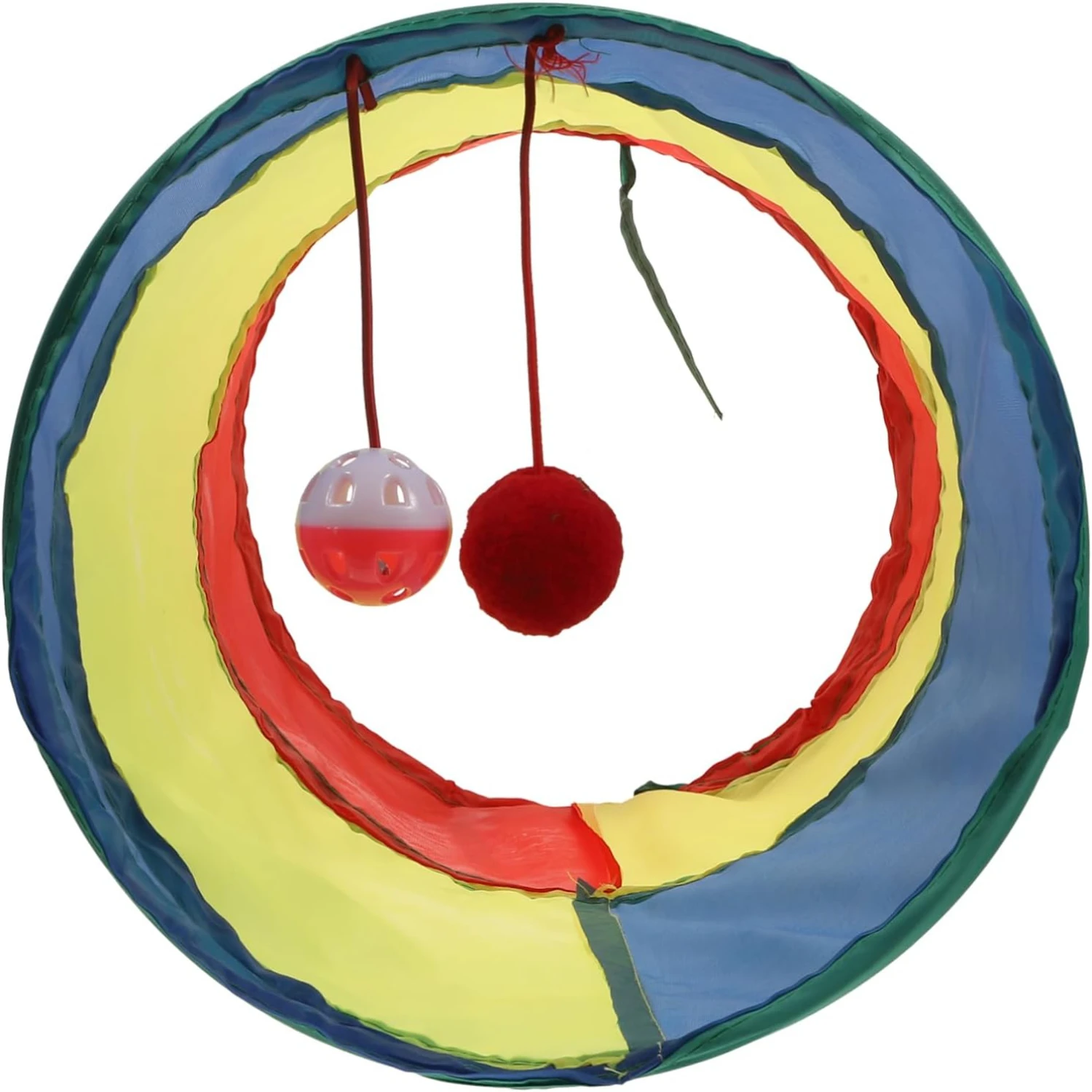 Привлекательный красочный Радужный туннель для кошек-взаимодействуйте и