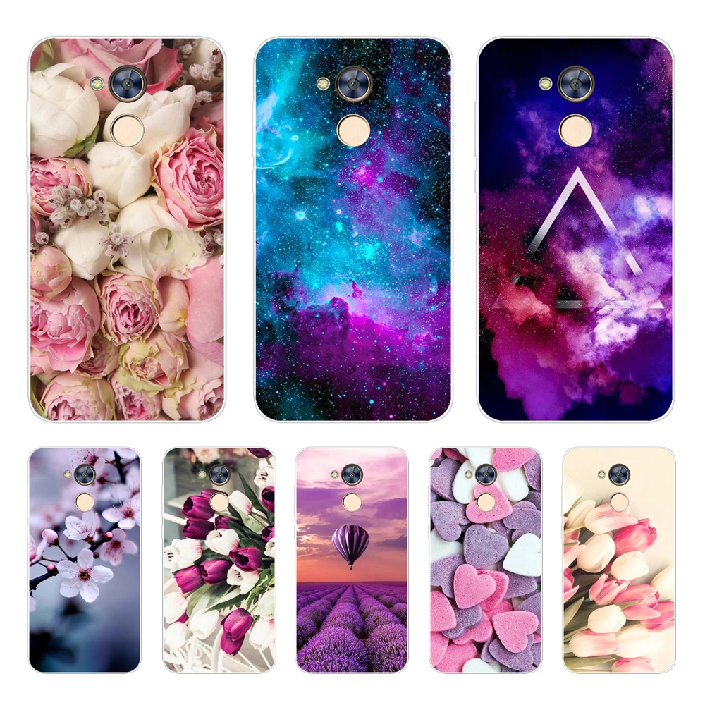 Силиконовый чехол для Huawei Honor 6A мягкий из ТПУ задняя крышка телефона 6 A