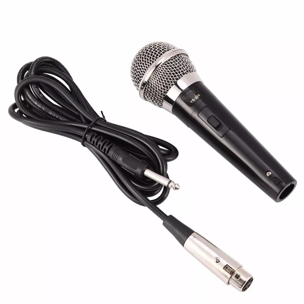 

Karaoke Microphone Handheld Professional Wired Dynamic Microphone Clear Voice Mic for Karaoke Part Vocal Music Performance