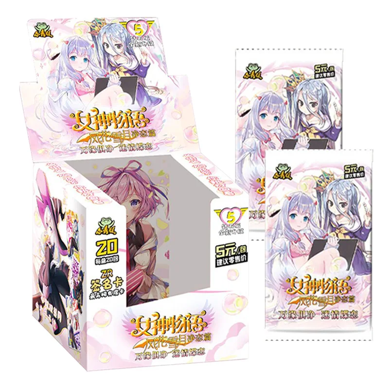 

Original Goddess Story Anime Figures Bronzing Barrage Flash Cards Rem Swimsuit Collectible Cards Toy Birthday Gifts for Children