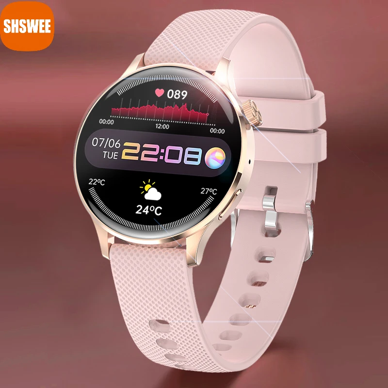 

For Samsung Apple Xiaomi Huawei NFC Smart Watch Women Men Heart Rate Custom Dial HD Display Bluetooth Call Smartwatch