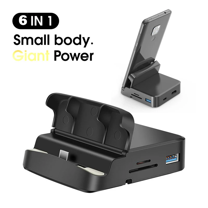 

8 In 1 Type C HUB Docking Station Phone Stand Dex Pad Station USB C To HD Dock Power Charger Kit For MacBook For Samsung
