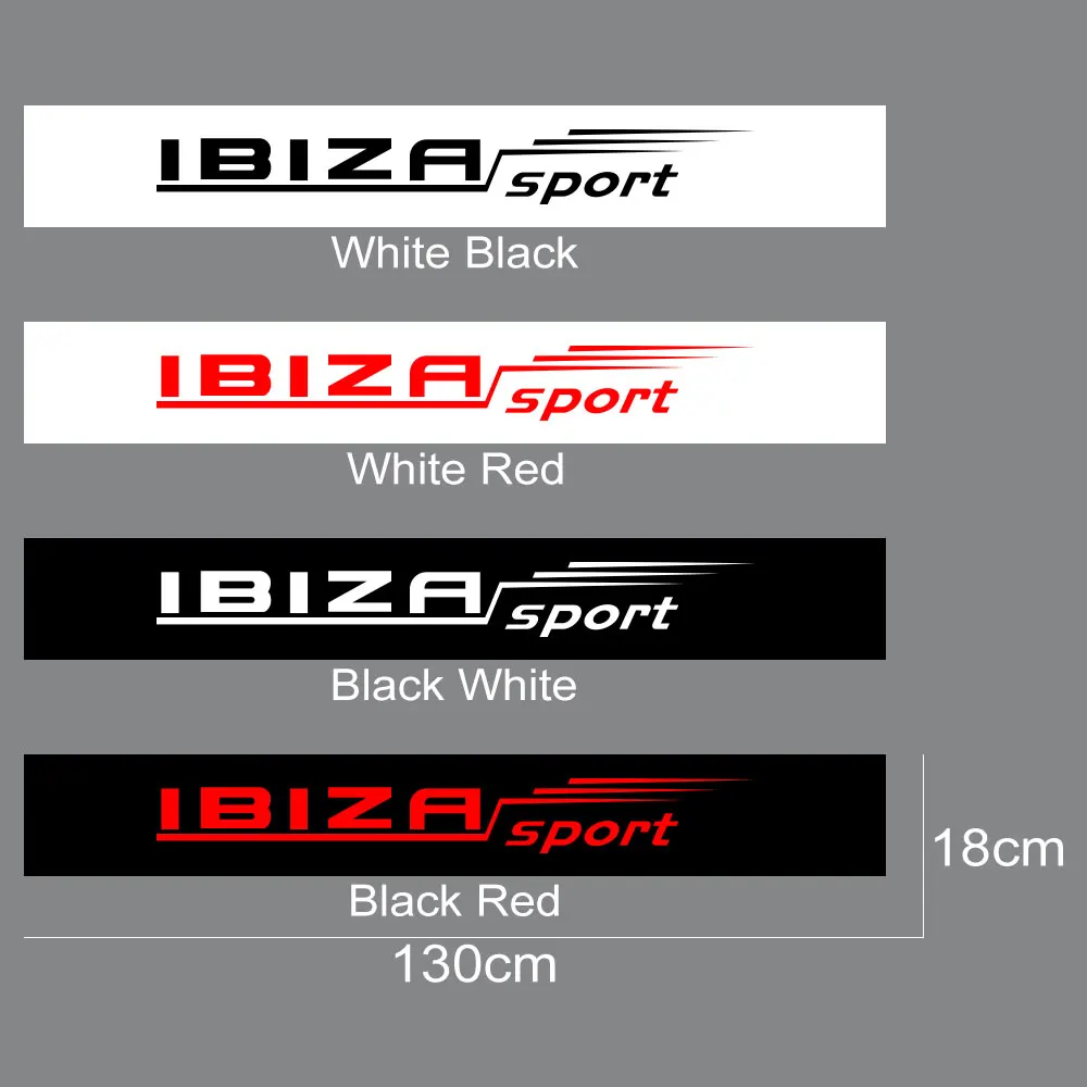 Наклейка на лобовое стекло автомобиля спортивные Стильные наклейки для Seat Leon Ibiza
