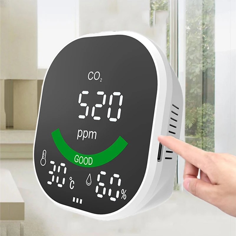 

Цифровой измеритель CO2 3 в 1, многофункциональный гигрометр для измерения температуры и влажности воздуха