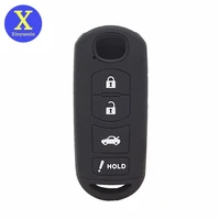 xinyuexin silicone car key cover fob case for mazda 3 5 6 8 cx5 cx7 cx9 m6 gt 2016 2017 rubber remote key bag holder protector