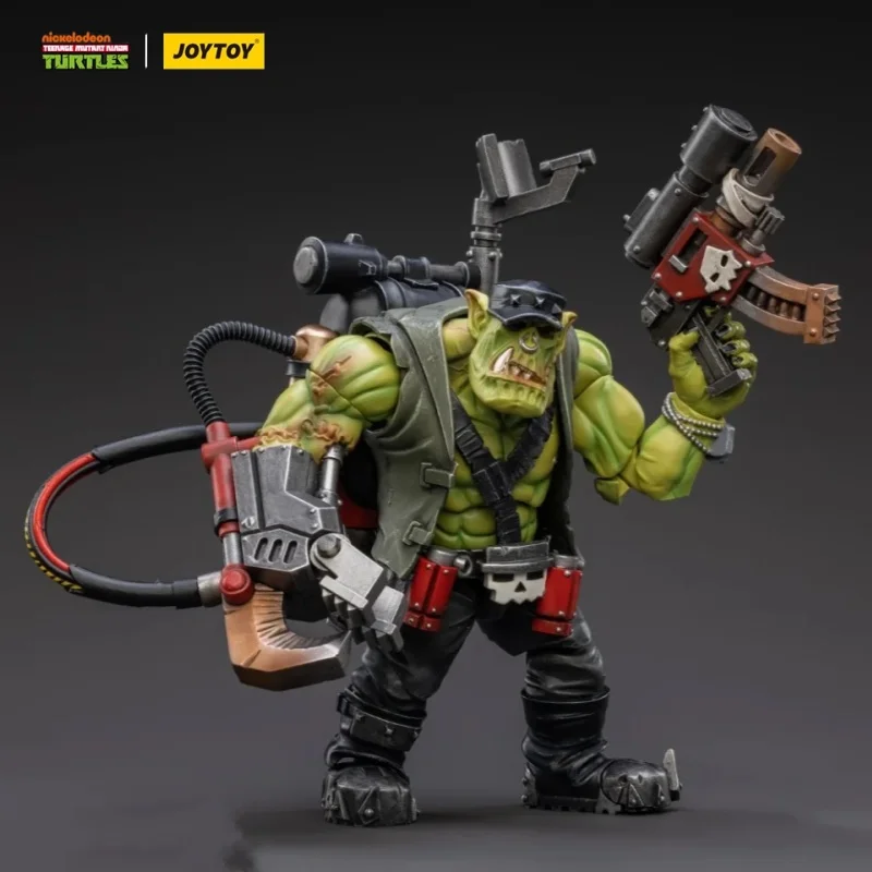 Фото JOYTOY Warhammer 40k 1/18 Фигурки аниме 12 см Ork Kommandos Фигурка Модель Коллекция игрушек в подарок №2