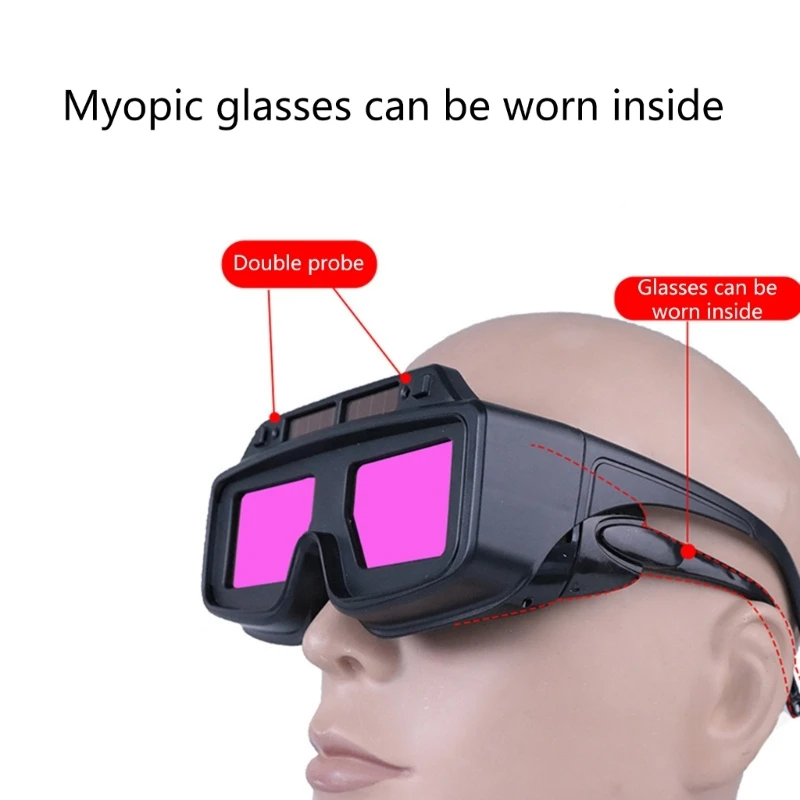 

Auto Darkening Welding Goggles Welding Glasses Auto Darkening Protective Tool Eye Safety Protective PC Lens Glass Tool