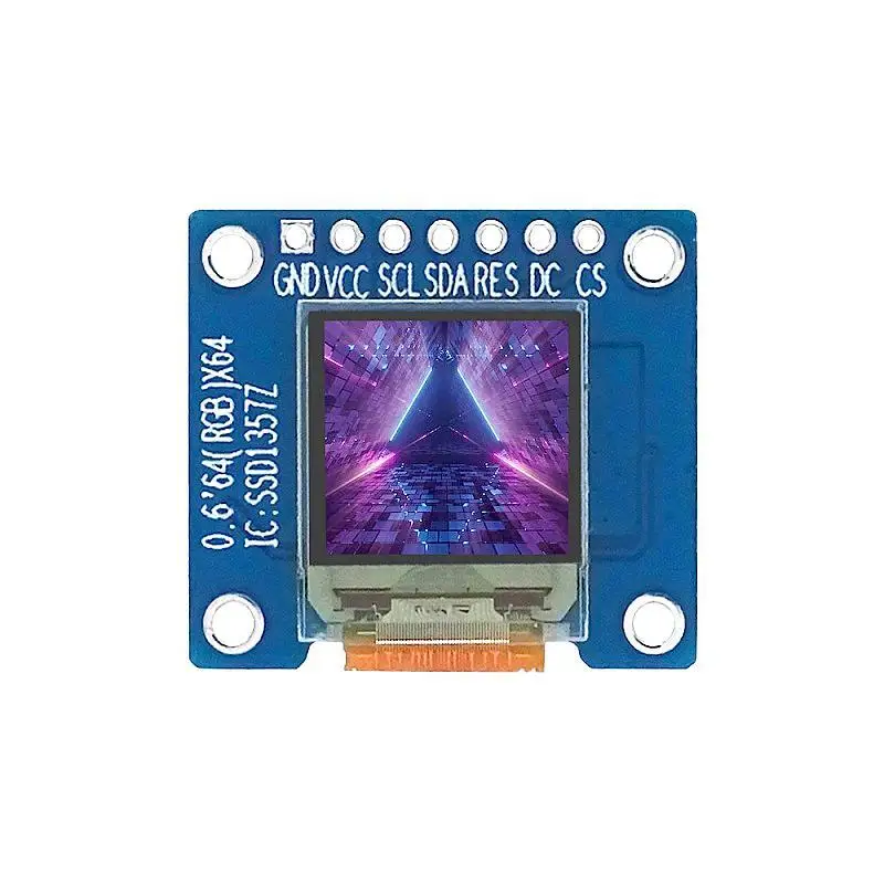Цветной OLED-дисплей 0 6 дюйма 64x64 RGB SSD1357 цветной дисплей с подсветкой