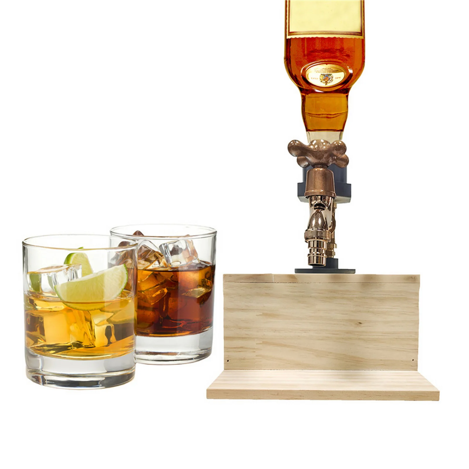 

Whiskey Dispensers Faucet Drinker Barware Wood Dispenser For Party Dinners Bars Whiskey Dispenser Organizer as gift for men