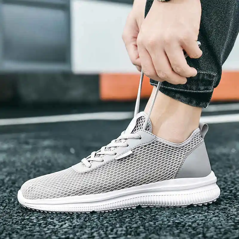 

Wide-Footed Men's Sport Shoes Khaki Running Shoes Husband Designer Luxury 2022 Sports for Man Shos White Sneakers Man Tennis
