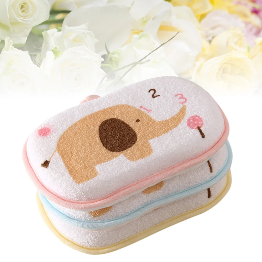 

Sponge Bath Shower Kid Scrubber Baby Cartoon Child Loofah Skin Exfoliating Puff Spongessoft Cleaning Body Brush Bathing