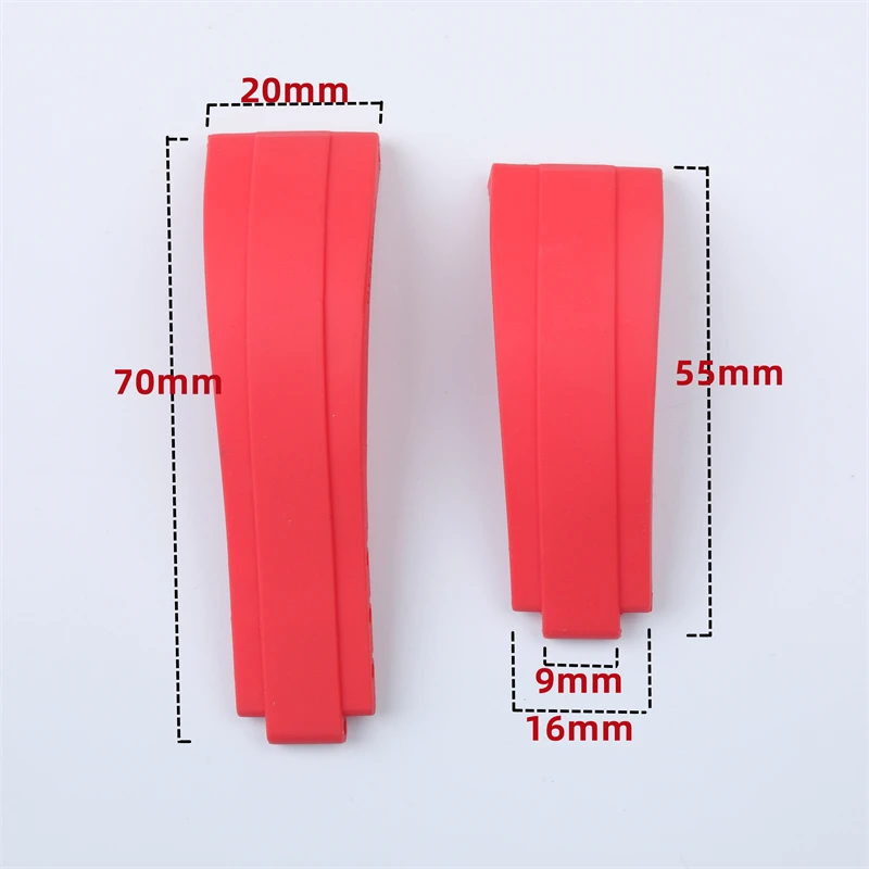 Регулируемый ремешок для часов 20/21 мм подходит ремешка Rolex Daytona Submariner GMT Explorer 2 yach-