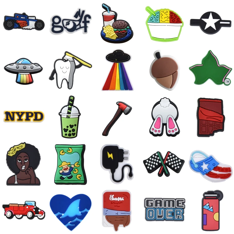 

Kids Set Jeans Shoes Accessories Para Pins Girl Shoe Charms Gifts Men Packs Wholesale Bulk Boy Decorations for Crocs Women Charm