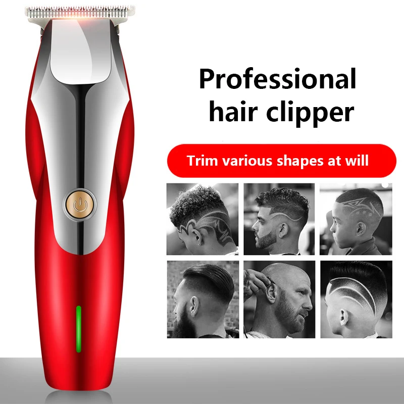 

Electric Hair Clipper Rechargeable Professional Hair Ttrimmers Barber Haircut Shaver Men Cordless Hair Cutting Machine Trimmer