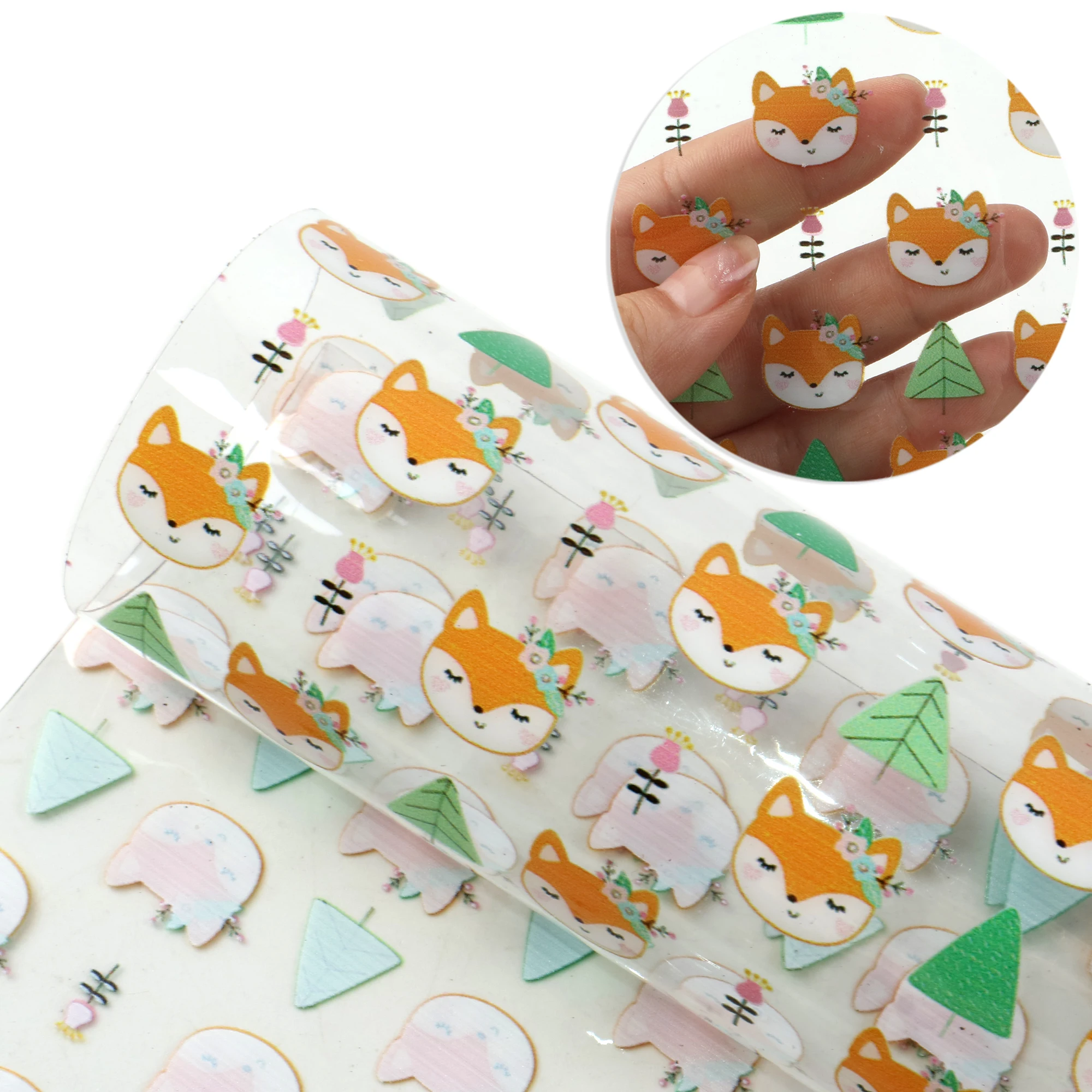 Прозрачная УФ Радужная Цветочная синтетическая искусственная кожа ткань Сделай