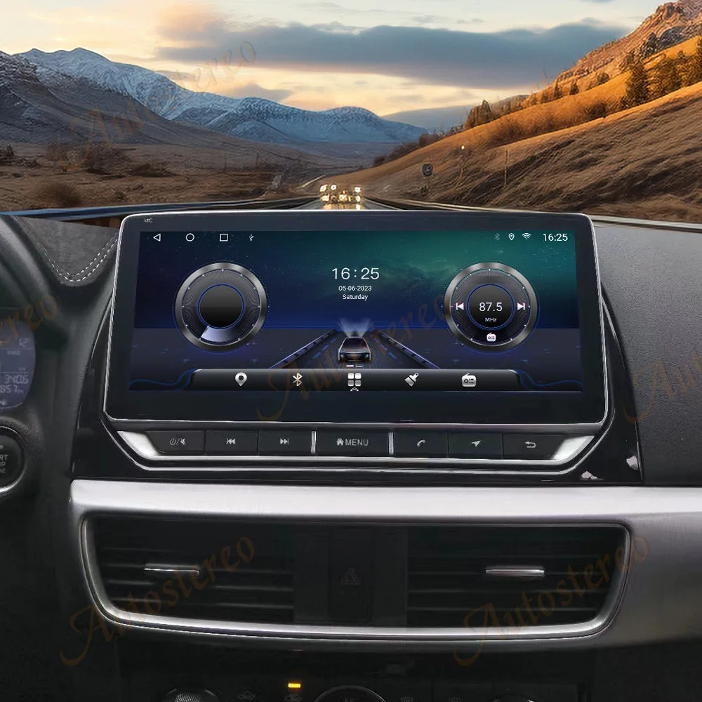 10 25-дюймовый Carplay для Mazda CX-5 2013-2015 Android 13 автомобильный радиоприемник