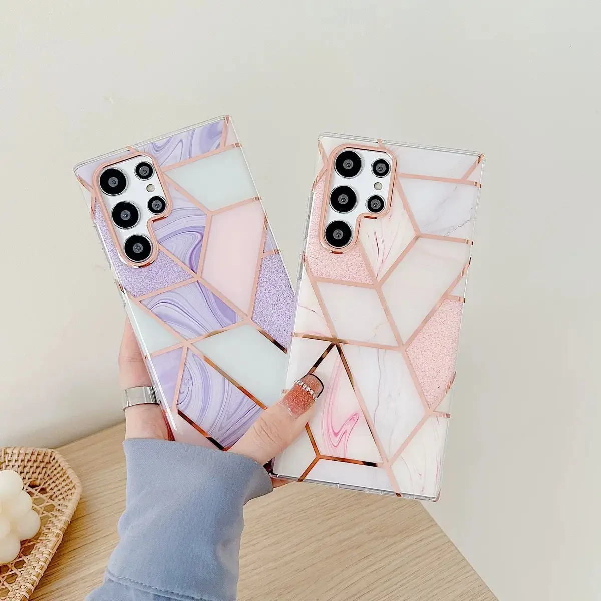 

Marble Case For Samsung S22 Ultra Phone Protective Housing For Galaxy S22 Plus Soft Back Cover S22 FE Shockproof Shell Fundas