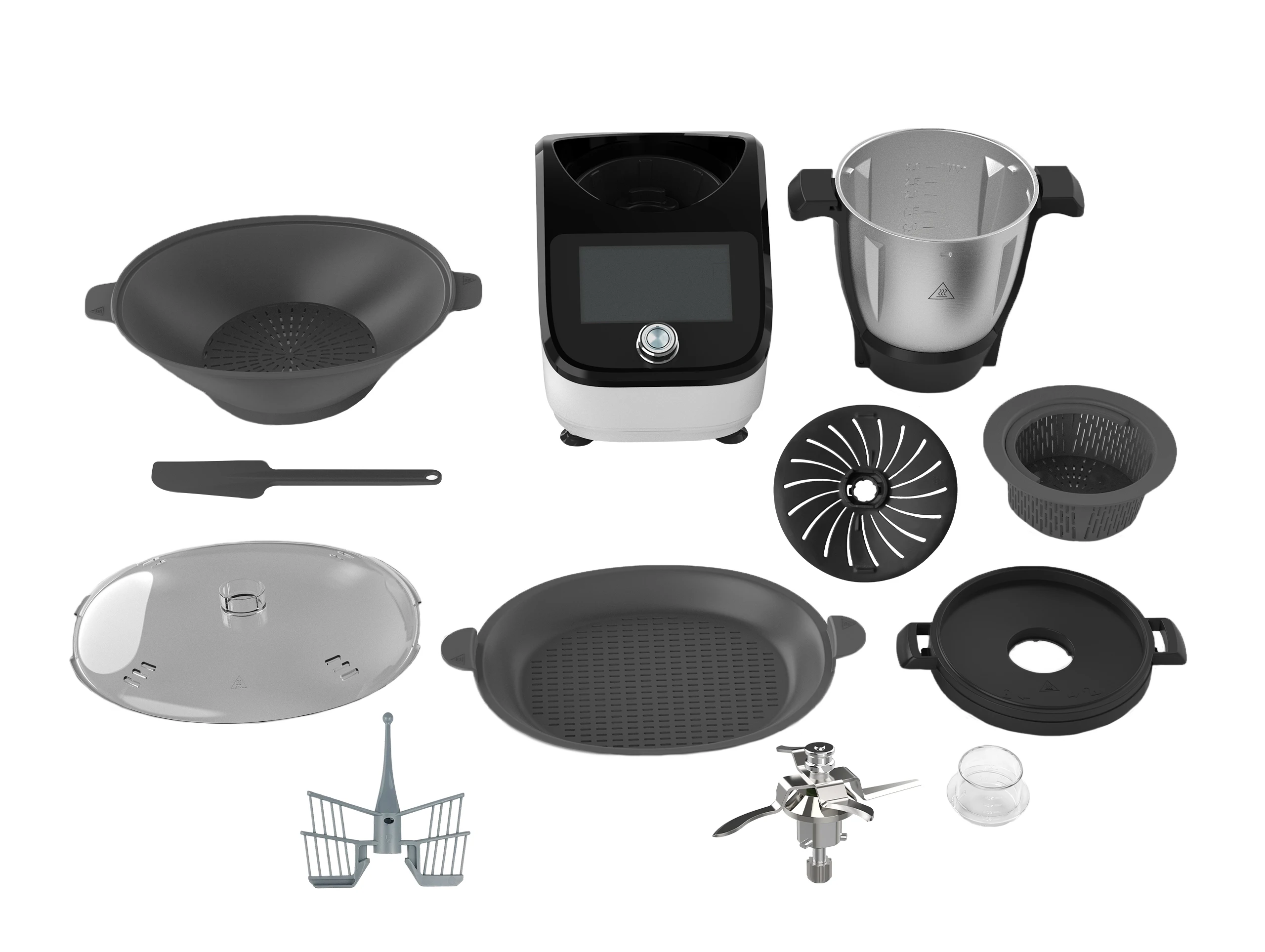 Multifuncion с Wifi 100W 3L 12 Velocidades Mode temature 160 Recetas Robot de Cocina