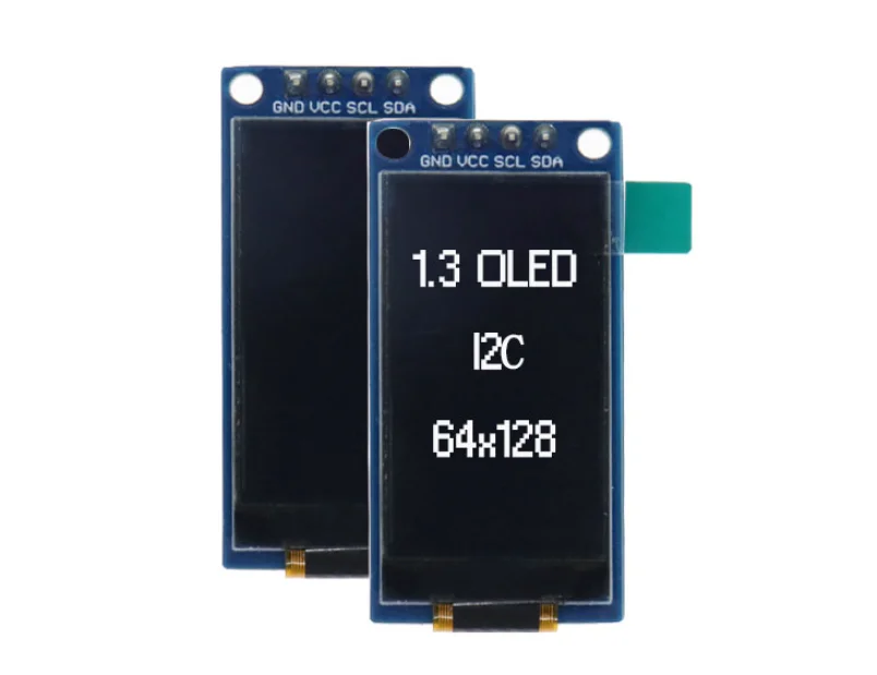 OLED-дисплей 1,3 дюйма, 64 × 128, ЖК-модуль SH1107, ЖК-дисплей 1,3 дюйма, OLED-модуль с вертикальным экраном для Arduino