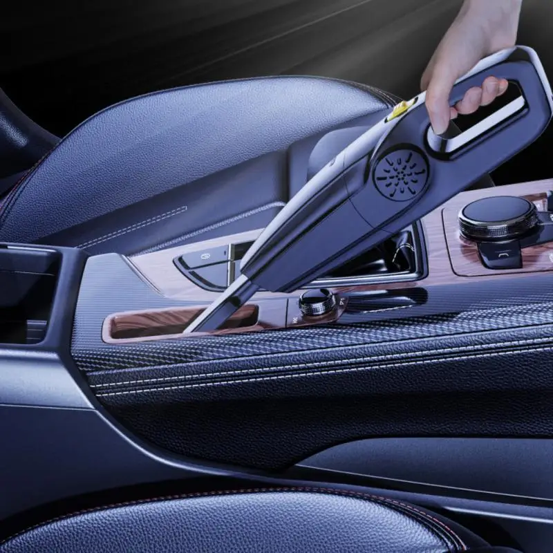 

Ручной автомобильный мини-пылесос, Универсальный Прочный беспроводной пылесос для салона автомобиля с беспроводной зарядкой, практичный Мощный 4000 Па