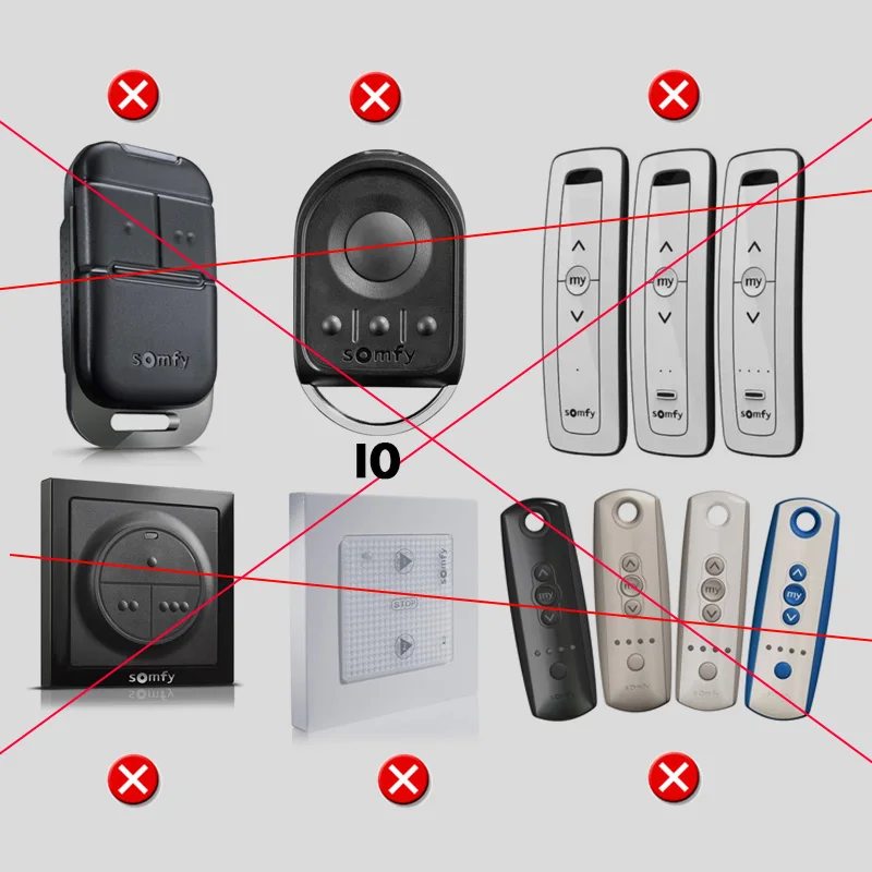 Фото Пульт дистанционного управления для гаражных ворот Keytis NS 2 RTS / Keygo 4 RTS / Keytis NS 4 RTS 433.42 МГц №4