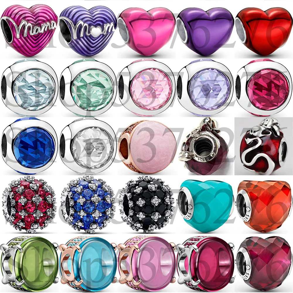 Стерлингового Серебра 925 пробы излучающая любовь мама сердце овальный кабошон