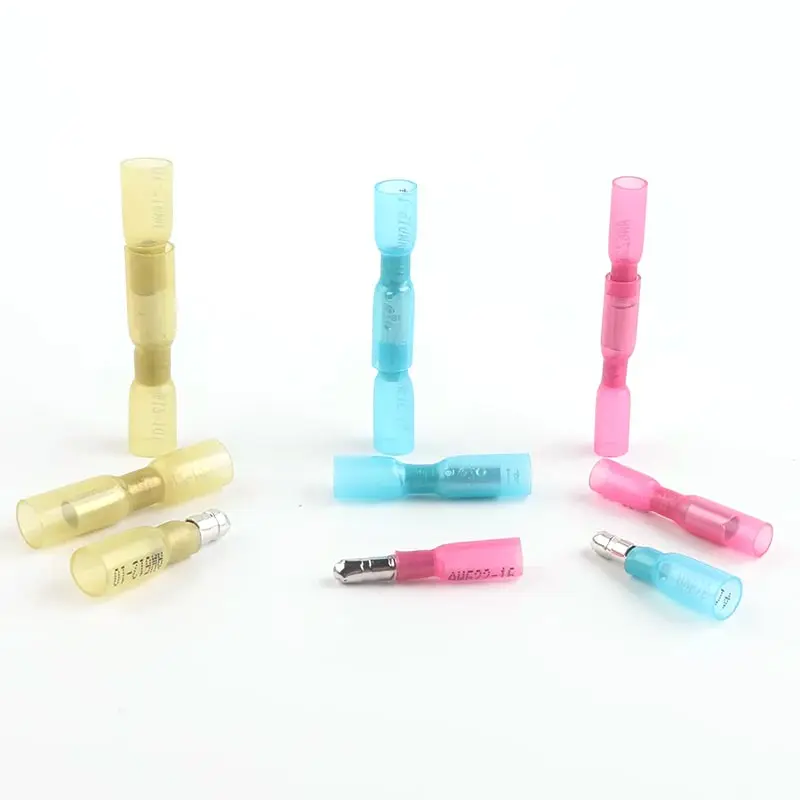 

Heat Shrink Female Male Butt Crimp Terminals Bullet Elelctrical Cable Connector Splice waterproof Insulated Wire Terminals Set