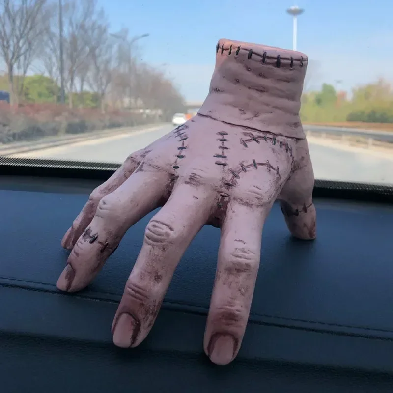Реквизит ужасов на Хэллоуин 2024 сломанные руки ужас среда семья Адамс латексная