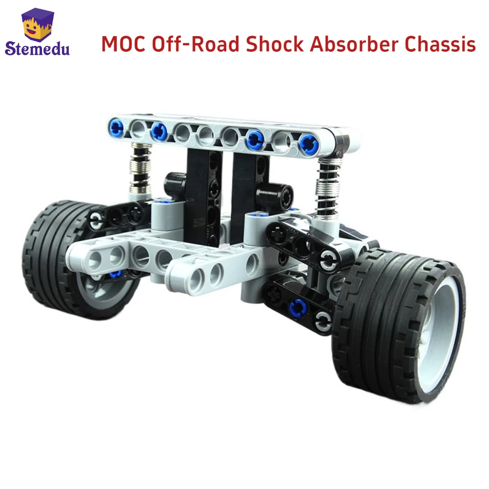 53 шт. MOC внедорожный амортизатор шасси мелкие частицы гоночный автомобиль модель