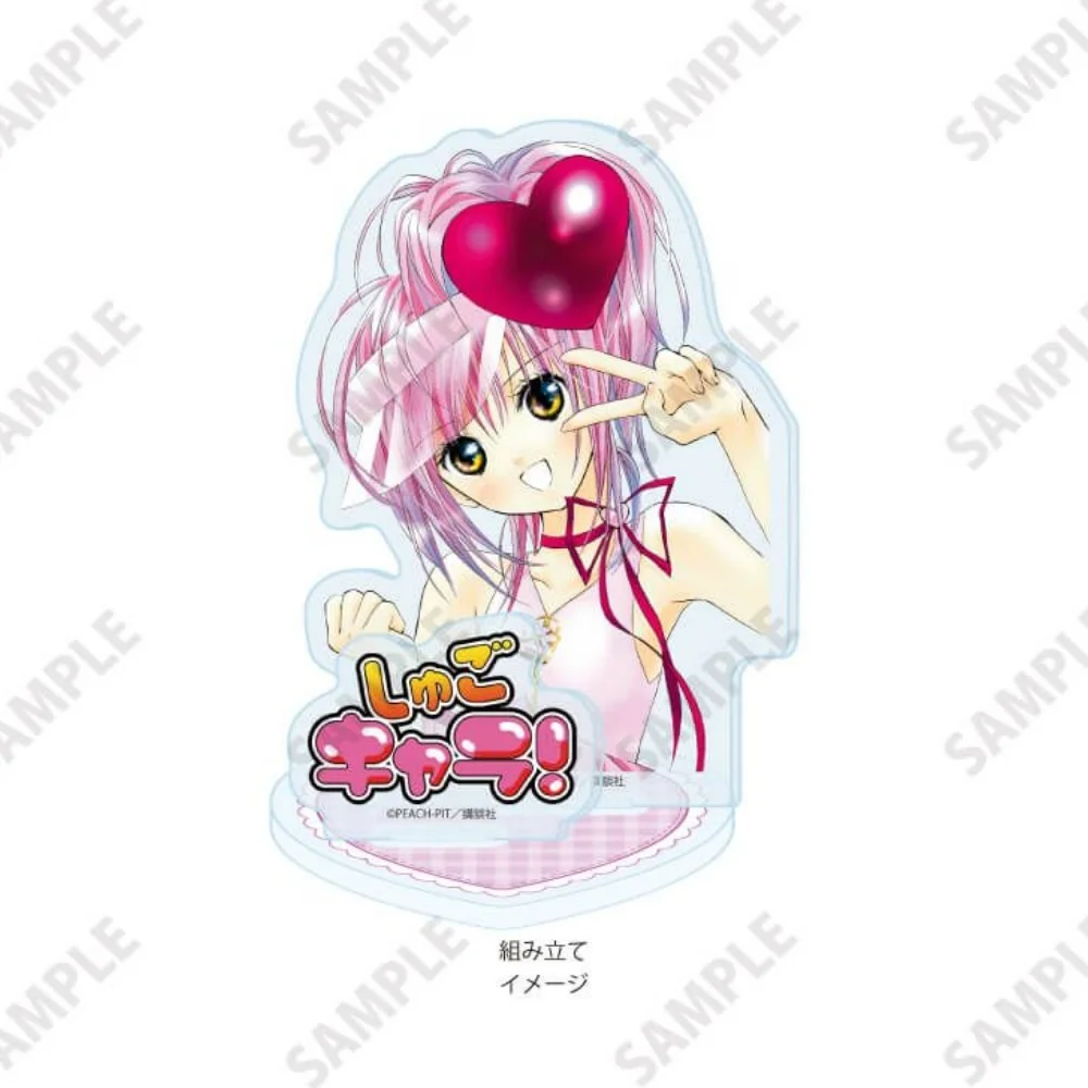 Фото Акриловая подставка 15 см с персонажами аниме Shugo Chara: Аму Хинамори, Икуто Цукиёми, настольное украшение, подарок на день рождения, брелок №5
