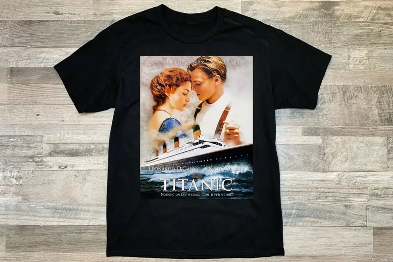 

Titanic (1997) Movie Shirt Leonardo Dicaprio Shirt Drama Romance T-shirt