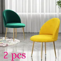 2pieces work business chair cotton soft tea coffee makeup chair apartment balcony bedroom indoor chair Nordic European